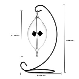 DORAMI Transparent Solar Power Radiometer Metal Frame Sun Light Energy Spinning Vanes Windmill Gift Home Desk Decoration