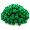 TOAOB 300 Pieces Pompoms 20 mm Small Green Pompom Fluffy