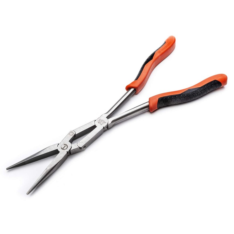 Crescent X2 Straight, Long Nose, Dual-Material Pliers - Premium Basic