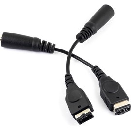 2 Pack 3.5MM Headphone Earphone Jack Adapter Cord Cable for Gameboy Advance SP GBA SP Replacement