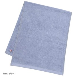 Imabari Towels, Commercial Use, Face Towels, Set of 3, M Color, 13.4 x 33.9 inches (34 x 86 cm), For Beauty Salons, 100 Colors, Lightweight Thin (No.03 Gray) mc-ft3