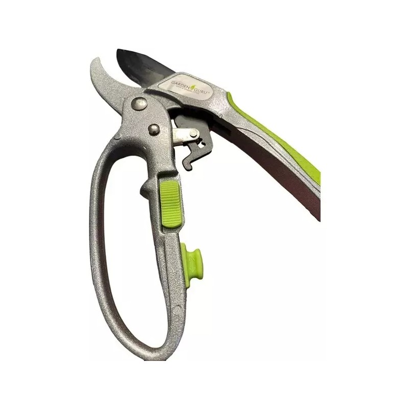 Garden Guru Ratchet Pruning Shears, Professional Garden Clippers