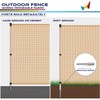 Windscreen4less Outdoor Garden Fence Mesh Netting Roll Temporary Fencing for