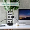 JACKYLED Power Strip Tower 14 Outlet Plugs with 4 USB