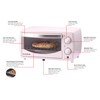 EUROSTAR 4-Slice Toaster Oven Broiler (White)