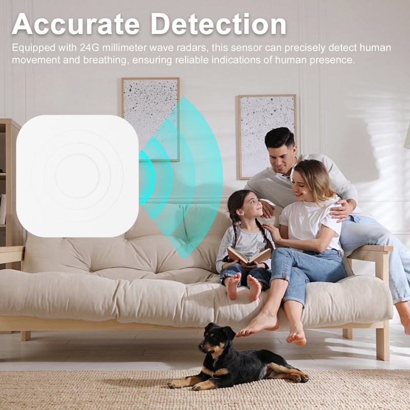 Human Presence Sensor Tuya WiFi 24GHz Millimeter Radars Motion Detection