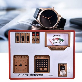 JADPES Quartz Tester Battery Watch Pulse Demagnetization Demagnetizer,Multifunction Timing Machine Watch Demagnetization/Battery Measure/Pulse/Quartz Tester Machine Watch Timing Machine Tester Tools