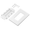 iwillink Brush Wall Plate (2 Pack), Cable Pass Through Plate,