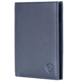 VON HEESEN® Wallets Men & Women, darkblue, With coin compartment