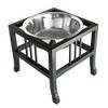 Baron Single Bowl Dog Feeder - Elevated Diner - 5" Tall