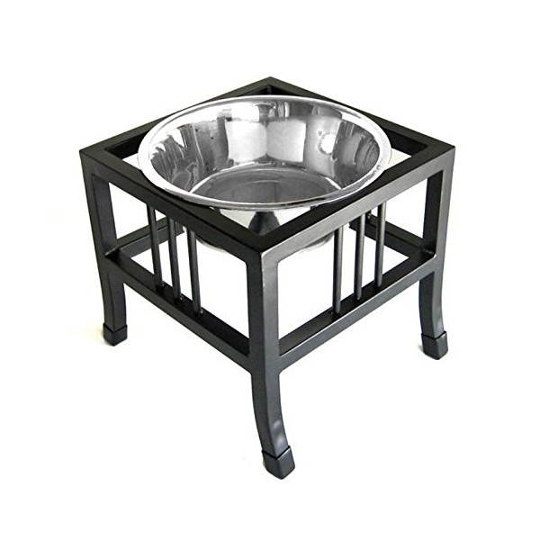Baron Single Bowl Dog Feeder - Elevated Diner - 5" Tall