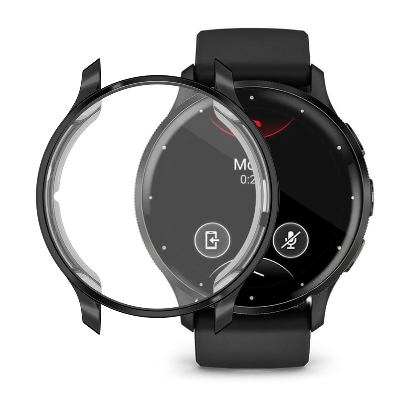QWYJ Funda for Garmin Venu 3S 41mm Case Protector de