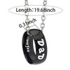 Dad Fathers Day Gift from Daughter Son Dad Ring Necklace