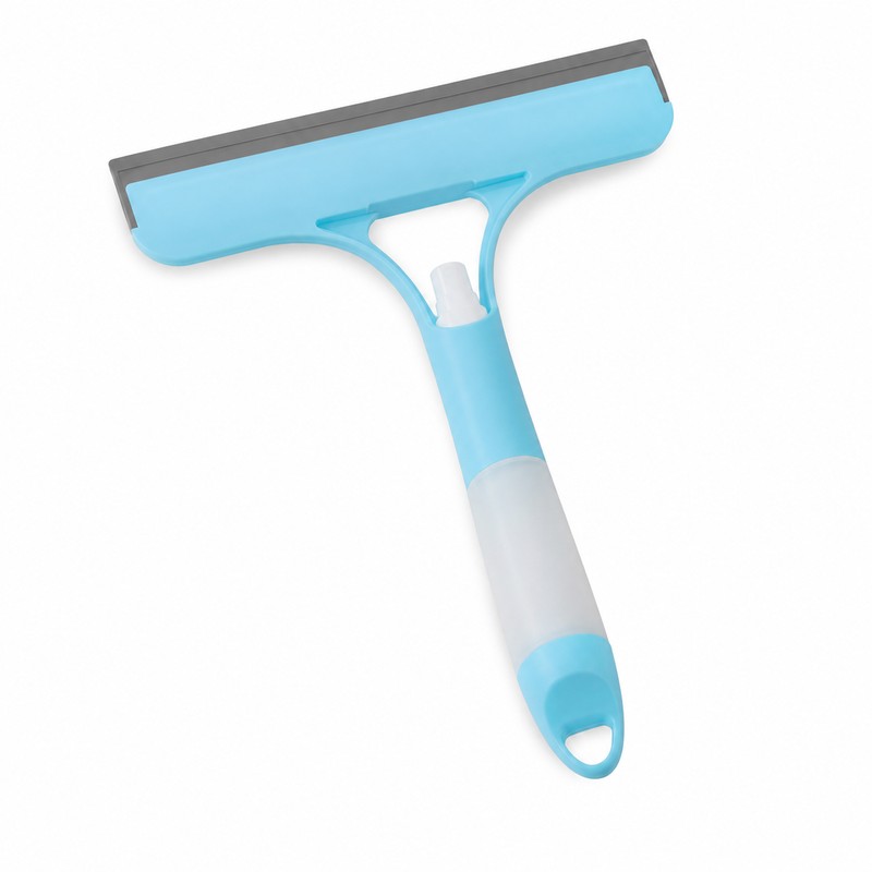 3-in-1 Shower Squeegee with Spray Nozzle - Handheld Glass &