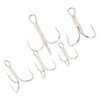 120PCS Treble Fishhooks Set High Carbon Steel High Strength Treble