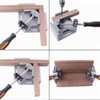 Right Angle Welding Clamp Single Handle Aluminum Alloy Vise for
