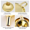 5 Pcs Funnel Set Stainless Steel Gold Plating Wide Mouth