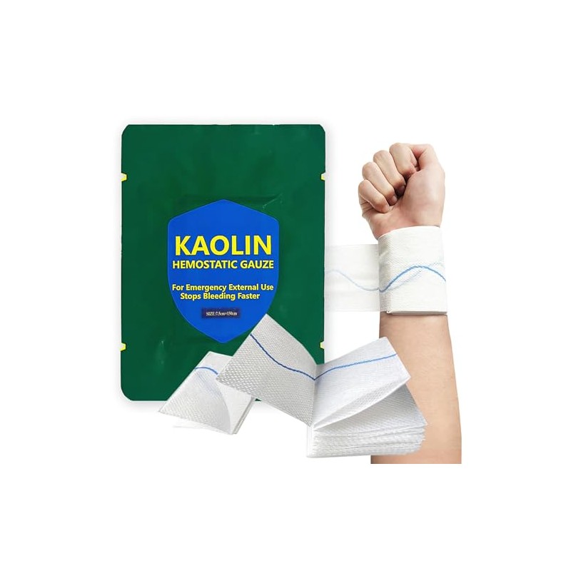 Quick Clot Gauze,First Aid Advanced Stop The Bleed Kit Combat