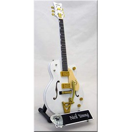 Neil Young Gretsch Falcon Miniature Guitar with Pick