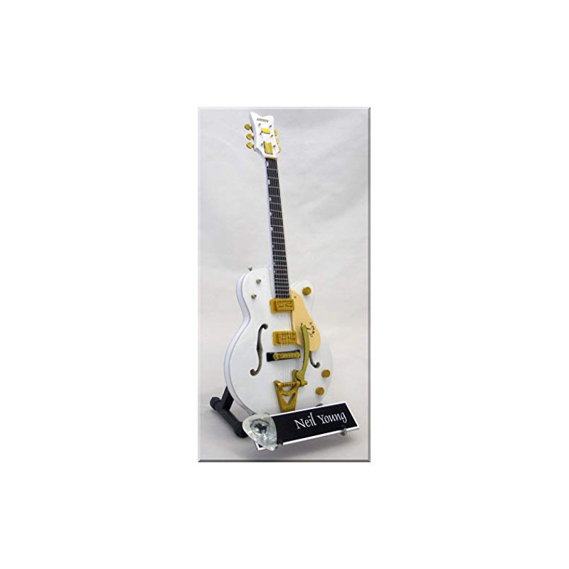 Neil Young Gretsch Falcon Miniature Guitar with Pick