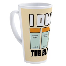 CafePress Monopoly I Own The Block 17 oz Latte Mug
