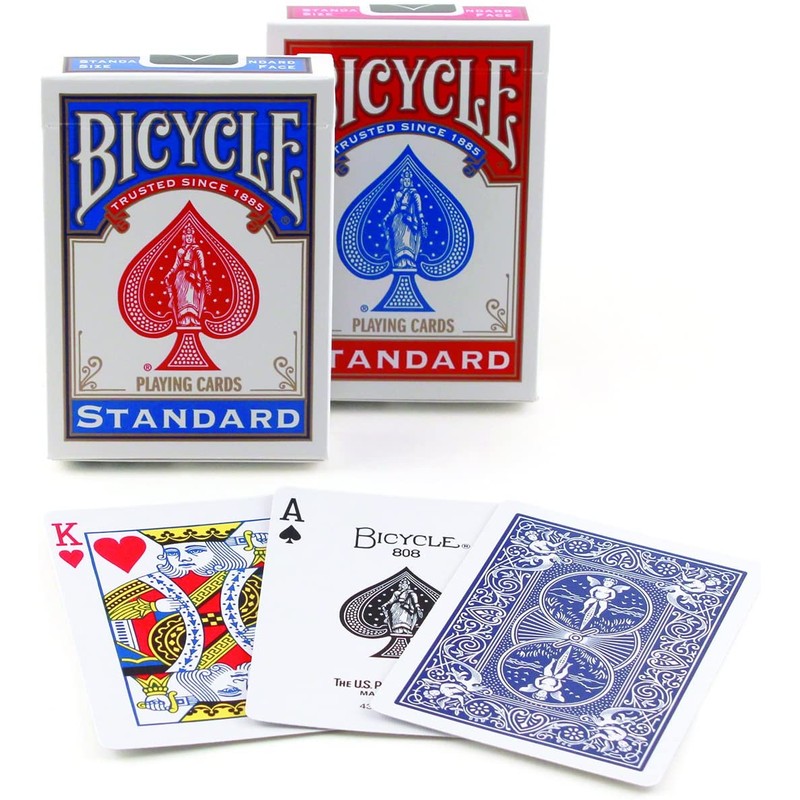 Bicycle Playing Cards - Poker Size - 2 Pack, RED