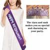 Happy Retirement Tiara and Sash Retirement Party Decorations Tiara Women