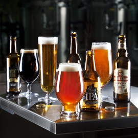 Orrefors Beer Taster 16 Ounce Glass, Set of 4