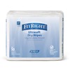 Medline Ultrasoft Absorbent Dry Cleansing Wipes, Hypoallergenic and Fragrance-Free, 10"