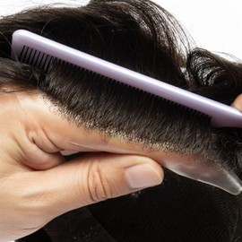 Hombre Tupé Unidades tupé masculino prótesis capilar Australia hombres tupé transparente Pu y encaje suizo peluca for hombre cabello humano Natural cabello for hombres Peluca Hombre(1B80#)