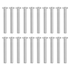 20 Pieces of Metal Rivets, Multi-Purpose Hardware Accessories, Garden Tool Restoration, Suitable for Garden Shovels, Hoes, and Forks.