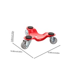 Operitacx Furniture Moving Dolly with Swivel Caster Wheel Heavy Duty Furniture Mover for Easy Lifting and Moving of Boxes Appliances