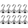 CRLITSIY Magnetic Hooks, 25 kg Hooks Magnetic Hooks Neodymium Magnets