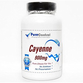 Cayenne 900mg // 200 Capsules // Pure // by PureControl Supplements