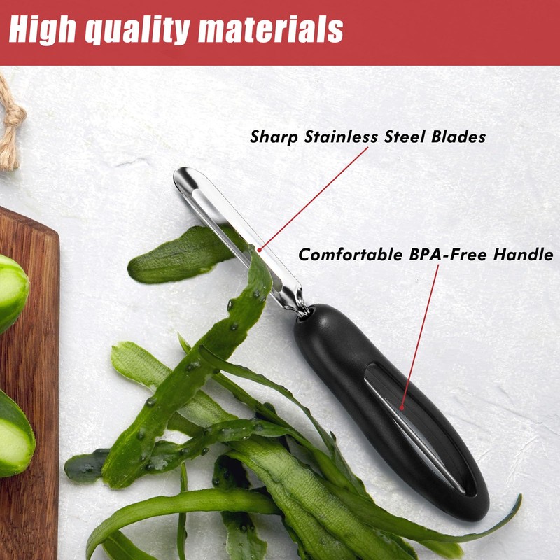 Professional #1071 Vegetable Peeler, Stainless Steel Fruit Potato Peeler, Swivel