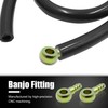 sourcing map 2 x Hollow Screws 10 mm Hose Nozzle