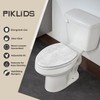 Toilet Seat, Slow Close, Premium Moulded Wood, Quick Release, Marble