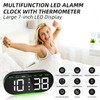Indrnif Digital Alarm Clock with Large LED Display, Digital Clock