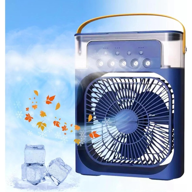 LUXVI Ventilador de Escritorio y Humidificador con Luz LED: Refresca