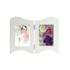 Art Four Seasons Photo Frame with Preserved Flowers (Purple)
