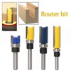 ExcInter 4Pcs 1/4'' Shank Flush Trim Pattern Router Bit Template