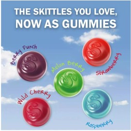 Skittles Wild Berry Gummy Candy, 5.8 oz 3 Bags