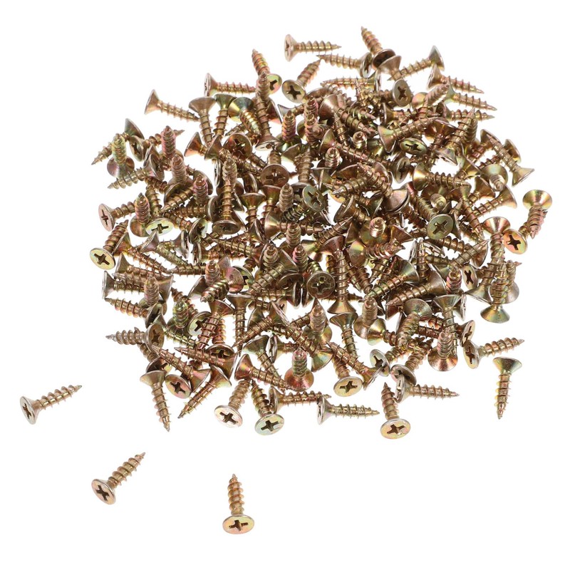 VILLFUL DIY Kit 200pcs Self Tapping Screws 4mm Galvanized Steel