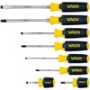 VACO VAC7082 8-Piece Screwdriver Set, Versatile Phillips and Slotted Drivers,
