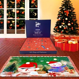 2024 Advent Calendar for Adults and Teens - Fishing Lure Set, 24 Days of Christmas Countdown Surprises for Men, Boys, and Girls
