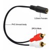 CREATOR RCA Splitter, RCA 1 Male to 2 Female Audio