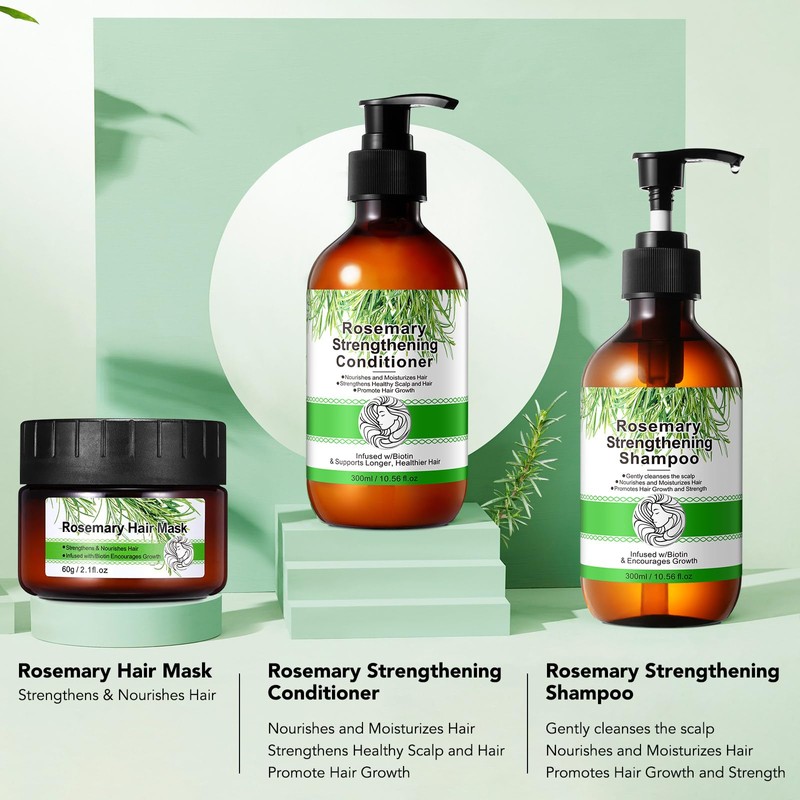 Rosemary Shampoo and Conditioner Set