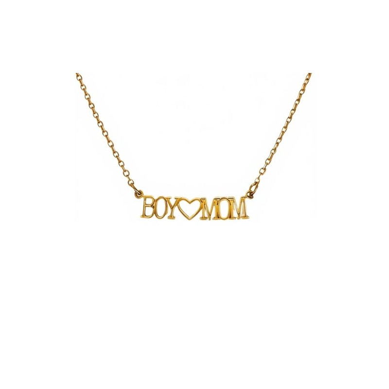 Lemua Boy Mom Necklace for Women, Boy Mama Jewelry Gift