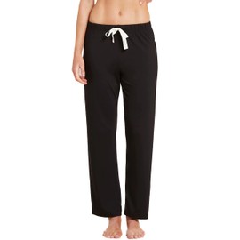 Boody Women's Sleep Pants, Black, M