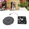 10W Solar Powered Exhaust Fan Monocrystalline Silicon Solar Panel Fan
